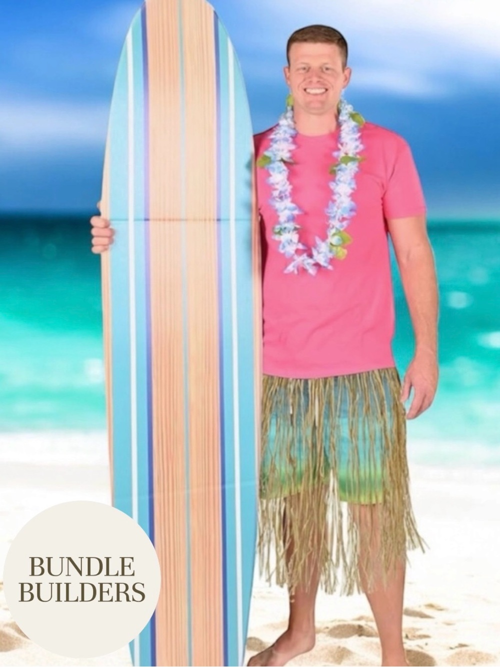 $10 Add-on | Costume - King Size Hula Skirt